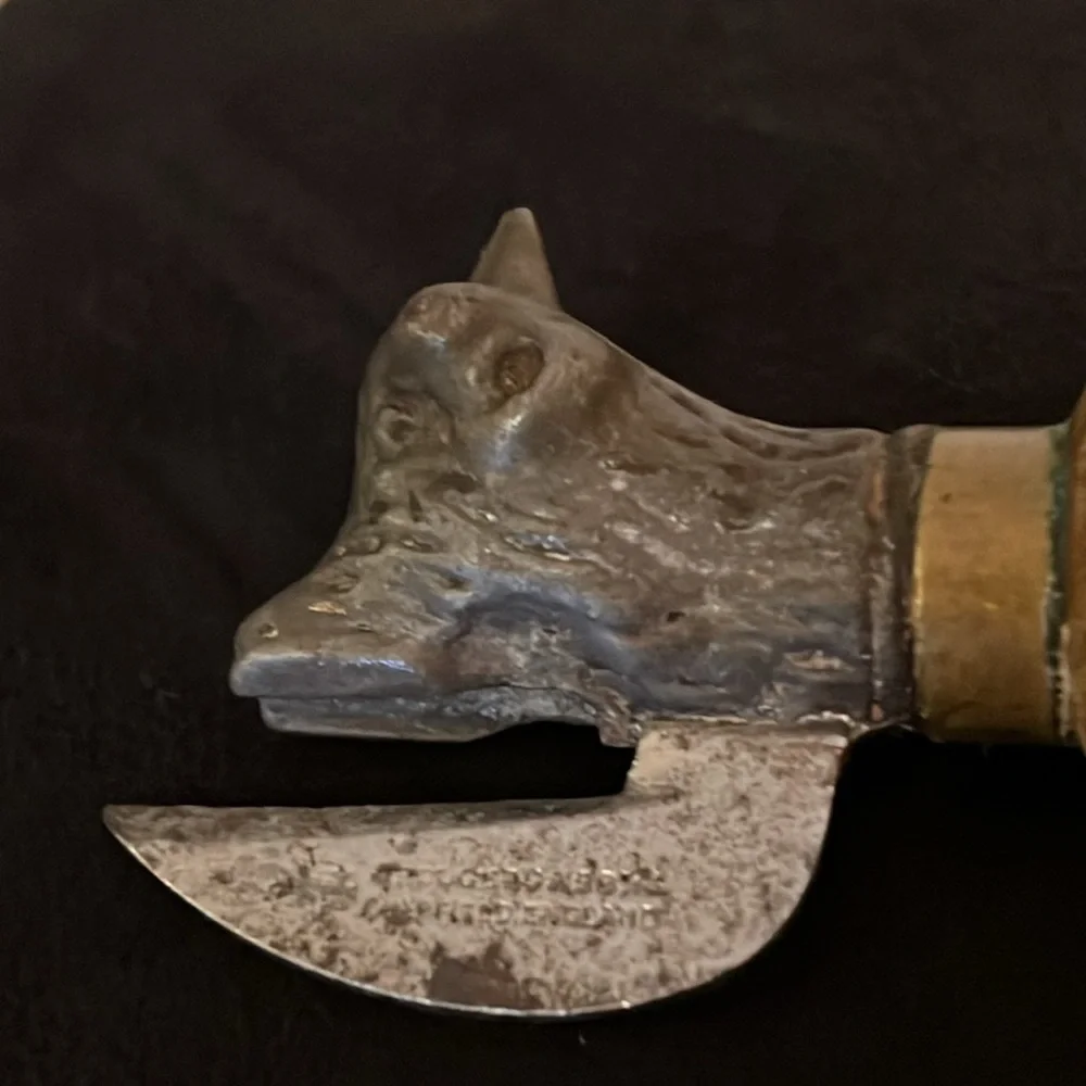 1800s Antique Sheffield England bull can opener Joseph Rogers